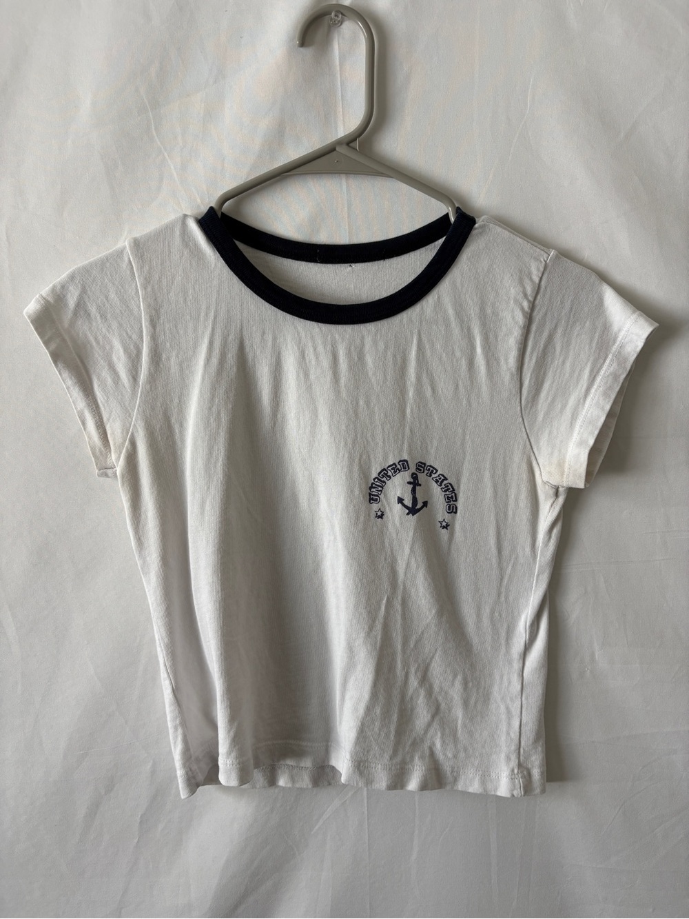 Brandy Melville United States Nautical Baby Tee